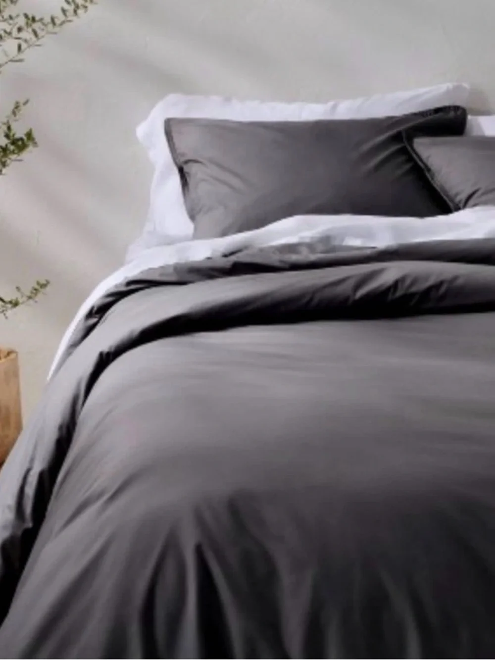 3pc Full/Queen Lyocell Cotton Blend Duvet & Sham Set Rose - Casaluna
